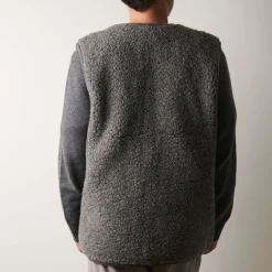 Femme Direct Tannerie Maison De Campagne|L'esprit Merci-- Gilet Laine - Gris