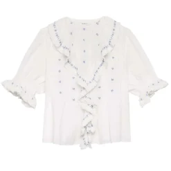 Femme Doen Chemises-- Blouse Hettie - Blanc