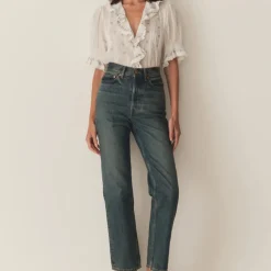 Femme Doen Chemises-- Blouse Hettie - Blanc