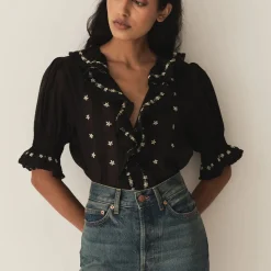 Femme Doen Chemises-- Blouse Hettie - Noir