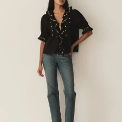 Femme Doen Chemises-- Blouse Hettie - Noir