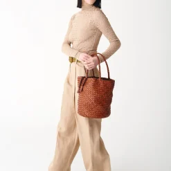 Femme Dragon Diffusion Sacs À Main-- Sac Jacky Bucket - Marron