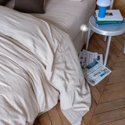 2100 GAZEX Draps Plats-Drap plat en gaze de coton - Beige Quai de Seine