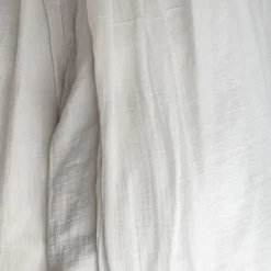 2100 GAZEX Draps Plats-Drap plat en gaze de coton - Blanc de Meudon