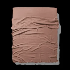 200 LINTEX Draps Plats-Drap plat en lin lavé - Rose Argile
