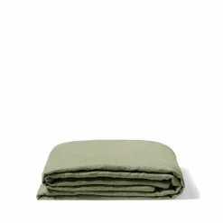 200 LINTEX Maison De Campagne|Draps Plats-Drap plat en lin lavé - Vert Komorebi