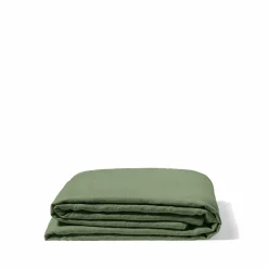 200 LINTEX Draps Plats-Drap plat en lin lavé - Vert d'Anduze