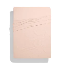 1700 COTEX Draps Plats-Drap plat en percale de coton - Rose des Sables