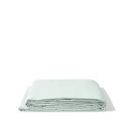 1700 COTEX Draps Plats-Drap plat en percale de coton - Bleu d'Eau