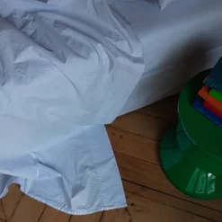 1700 COTEX Draps Plats-Drap plat en percale de coton - Parme Lilas