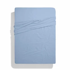 1700 COTEX Draps Plats-Drap plat en percale de coton - Parme Lilas