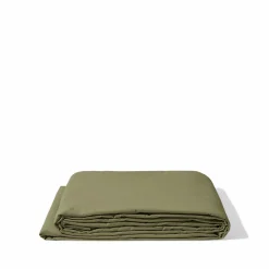 1700 COTEX Draps Plats-Drap plat en percale de coton - Vert Camouflage