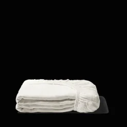 2100 GAZEX Draps Housse-Drap-housse en gaze de coton - Blanc de Meudon