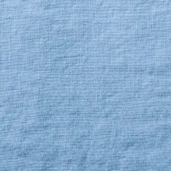 200 LINTEX Draps-housse-Drap-housse en lin lavé - Bleu Tyrrhénien