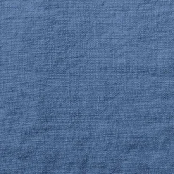 200 LINTEX Draps-housse-Drap-housse en lin lavé - Bleu Paros
