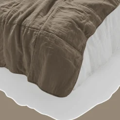 1701 COTEX Maison De Campagne|Édredons-Édredon bout de lit - Brun Cha Iro