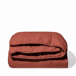 1700 COTEX Maison De Campagne|Édredons-Édredon bout de lit - Rouge Urushi