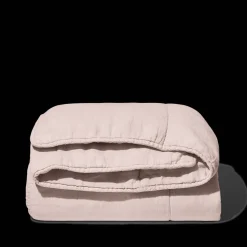 1700 COTEX Maison De Campagne|Édredons-Édredon en 100% lin lavé - Beige Rosé