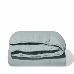 1700 COTEX Édredons-Édredon en 100% lin lavé - Gris Vésuve