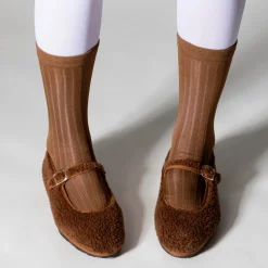 Femme Drogheria Crivellini Ballerines-- Ballerines Jane à attache - Marron