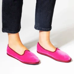 Femme Drogheria Crivellini Ballerines-- Ballerines Jane Velvelt - Rose