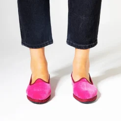 Femme Drogheria Crivellini Ballerines-- Ballerines Jane Velvelt - Rose