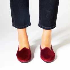 Femme Drogheria Crivellini Ballerines-- Ballerines Jane Velvelt - Bordeaux