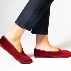 Femme Drogheria Crivellini Ballerines-- Ballerines Jane Velvelt - Bordeaux