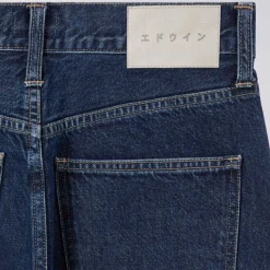 Femme Edwin Jeans-- Jeans Zeta - Bleu Marble Wash