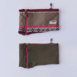 Femme ELMER Foulards & Echarpes|Foulards & Echarpes-- Écharpe réversible - Kaki