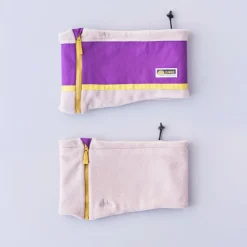 Femme ELMER Foulards & Echarpes|Foulards & Echarpes-- Écharpe réversible - Beige et violet