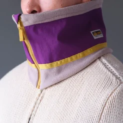 Femme ELMER Foulards & Echarpes|Foulards & Echarpes-- Écharpe réversible - Beige et violet