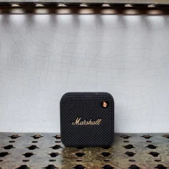 1709 ASCENDEO High-tech-Enceinte portable Willen Black & Brass - Marshall