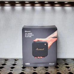 1709 ASCENDEO High-tech-Enceinte portable Willen Black & Brass - Marshall