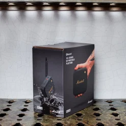 1709 ASCENDEO High-tech-Enceinte portable Willen Black & Brass - Marshall