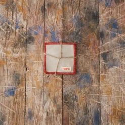 200 LINTEX Dessous De Verre|Dessous De Verre En Lin-Ensemble de 6 dessous de verre en lin lavé -