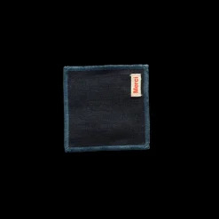 200 LINTEX Dessous De Verre|Dessous De Verre En Lin-Ensemble de 6 dessous de verre en lin lavé - Bleu encre