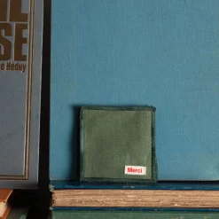 200 LINTEX Dessous De Verre|Dessous De Verre En Lin-Ensemble de 6 dessous de verre en lin lavé - Vert d'Anduze