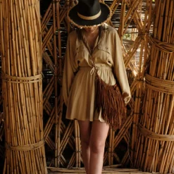 Femme Enshalla Sacs À Main-- Sac Bandoulière 340M - Cognac