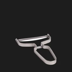 1672 TRIANGLE Ustensiles-Eplucheur horizontal en acier inoxydable