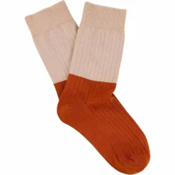 Femme Escuyer Chaussettes|Chaussettes-- Chaussettes Color Block - Rose