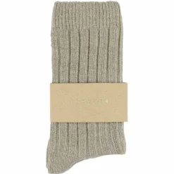 Femme Escuyer L'esprit Merci|Chaussettes-- Chaussettes Crew - Beige