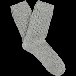 Femme Escuyer L'esprit Merci|Chaussettes-- Chaussettes Crew - Gris