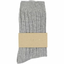 Femme Escuyer L'esprit Merci|Chaussettes-- Chaussettes Crew - Gris