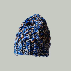Femme Exquisite J Bonnets-- Bonnet Laine - Bleu