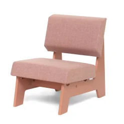522 PIET HEIN EEK Fauteuils-Fauteuil Bas Crisis - Rose - Piet Hein Eek