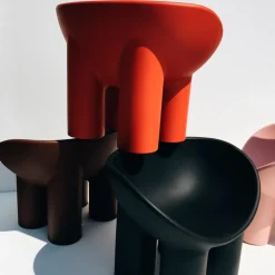 246 DRIADE Fauteuils-Fauteuil Roly Poly - Charcoal - Driade