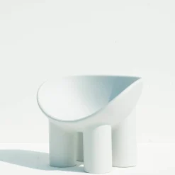 246 DRIADE Fauteuils-Fauteuil Roly Poly - Concrete White - Driade