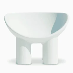 246 DRIADE Fauteuils-Fauteuil Roly Poly - Concrete White - Driade