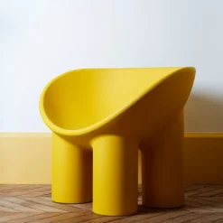 246 DRIADE Fauteuils|L'esprit Merci-Fauteuil Roly Poly - Ocre Jaune - Driade